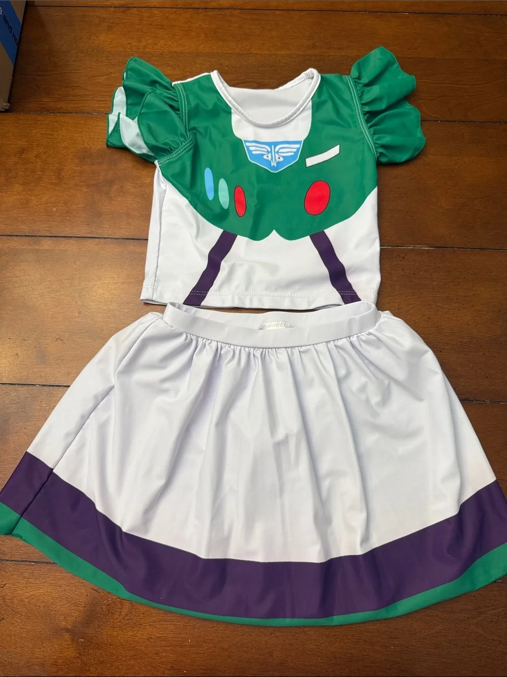 Little girls Buzz Lightyear outfit set